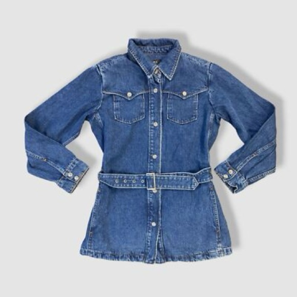 A.P.C. Women's Western Belted Denim Jacket